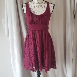 Burgundy Dress